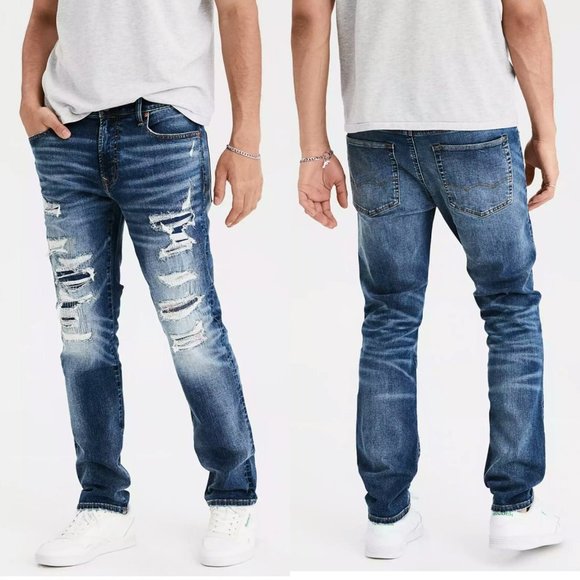 AE NE(X)T LEVEL AIRFLEX SKINNY STACKED JEA… - Picture 7 of 8